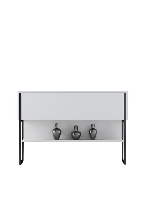 Hanah Home Luxe Cómoda Blanco y Negro
